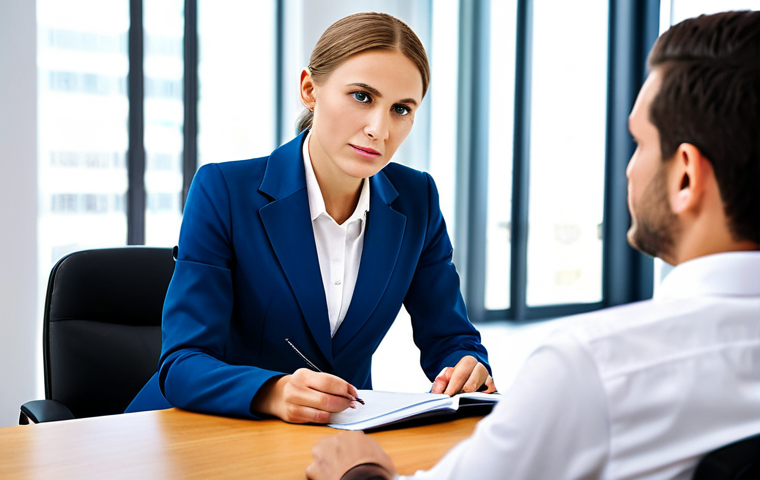 **
A professional psychologist, fully clothed in a modest business outfit, listening attentively to a client in a bright, modern office. Natural pose, perfect anatomy, well-formed hands, appropriate attire, safe for work, professional.
**