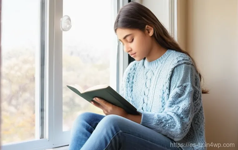 감정 해독을 위한 비주얼 저널 기법 - **The Act of Visual Journaling:** "A close-up shot of a young adult's hands (fully and modestly clot...