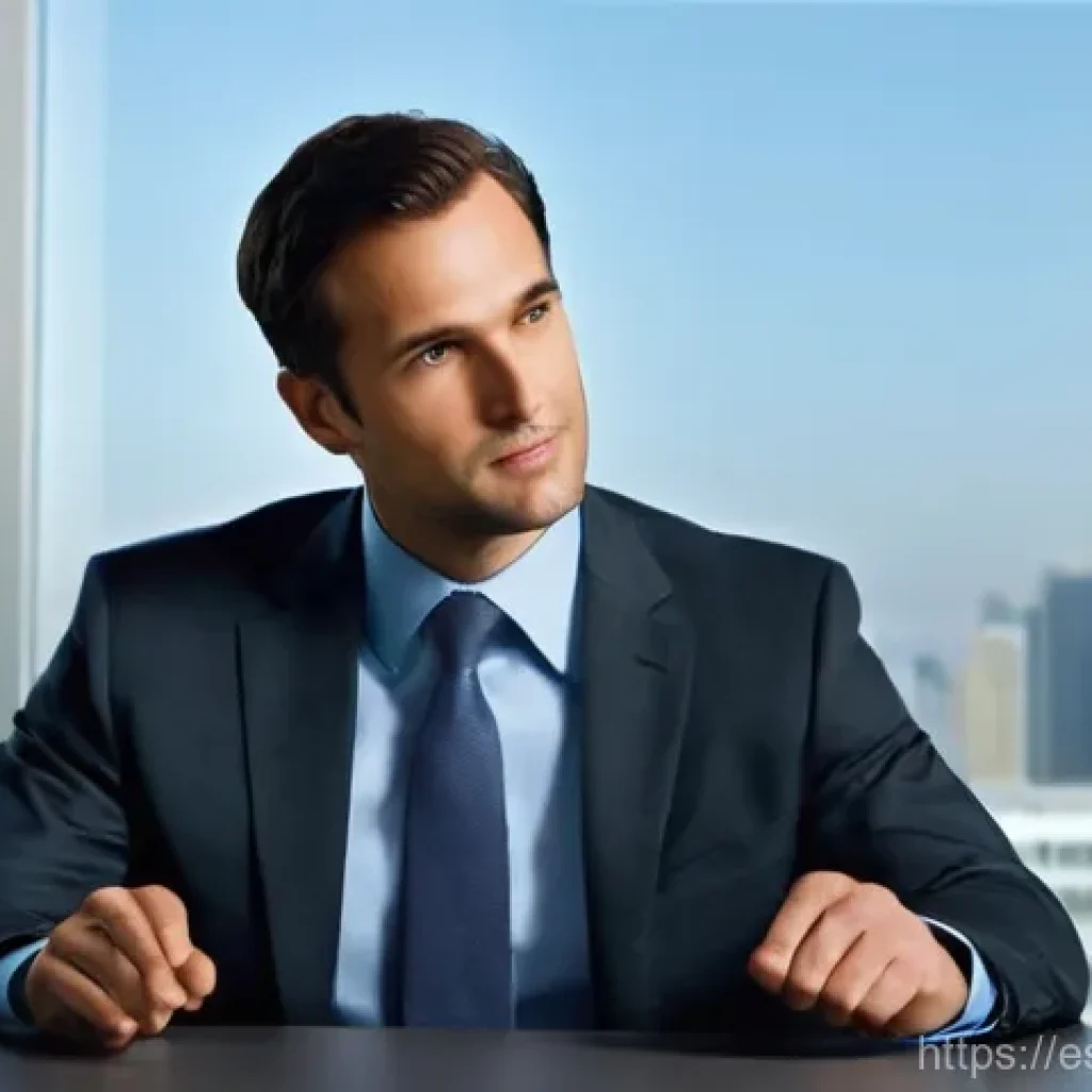 감정 해독을 위한 비언어적 의사소통 이해하기 - **Prompt 1: Subtle Discomfort in a Business Meeting**
    "A professional man, appearing to be in hi...